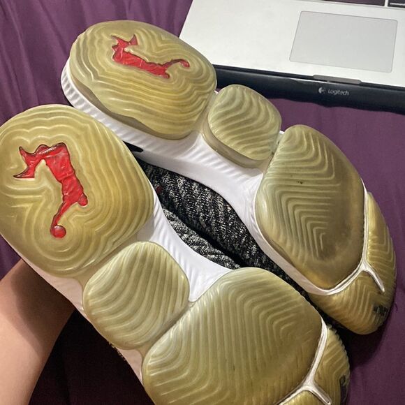 EUC 2018 Nike LeBron James 16 Ashes Black White Oreo Mens Basketball Shoes - Picture 7 of 10